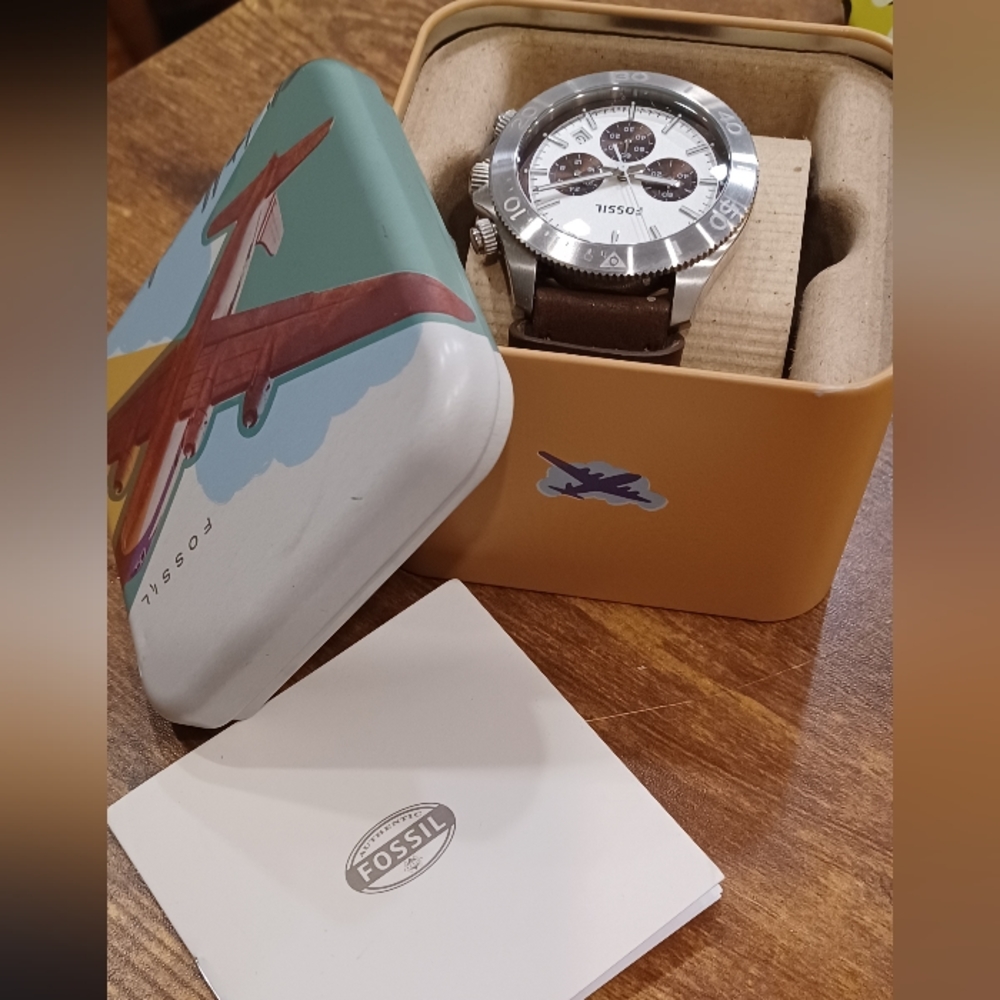 Fossil Retro Traveler Chronograph men's watch - Picture 2 of 4